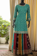 Chinnon Shirt Skirt Dupatta