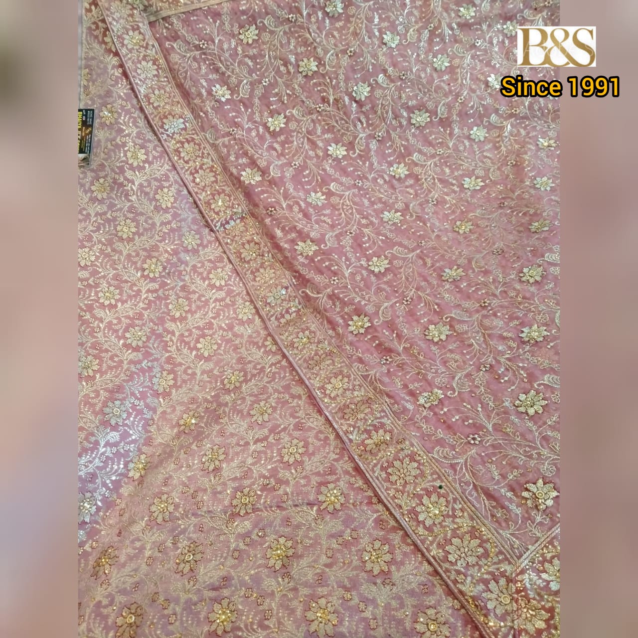 Heavy Work Velvet Lehenga with Net Dupatta