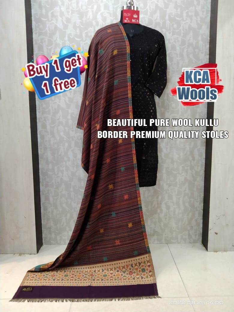 Woolen Stoles Buy 1 Get 1 Offer