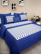 Elite Attractive Cotton Printed Double Bedsheets Vol 12