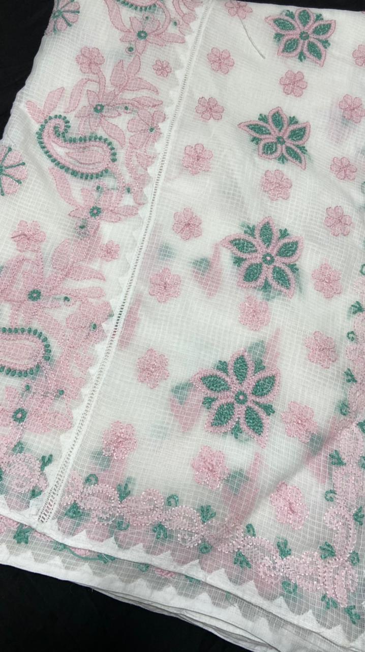 Chikankari Kota Doriya Sarees
