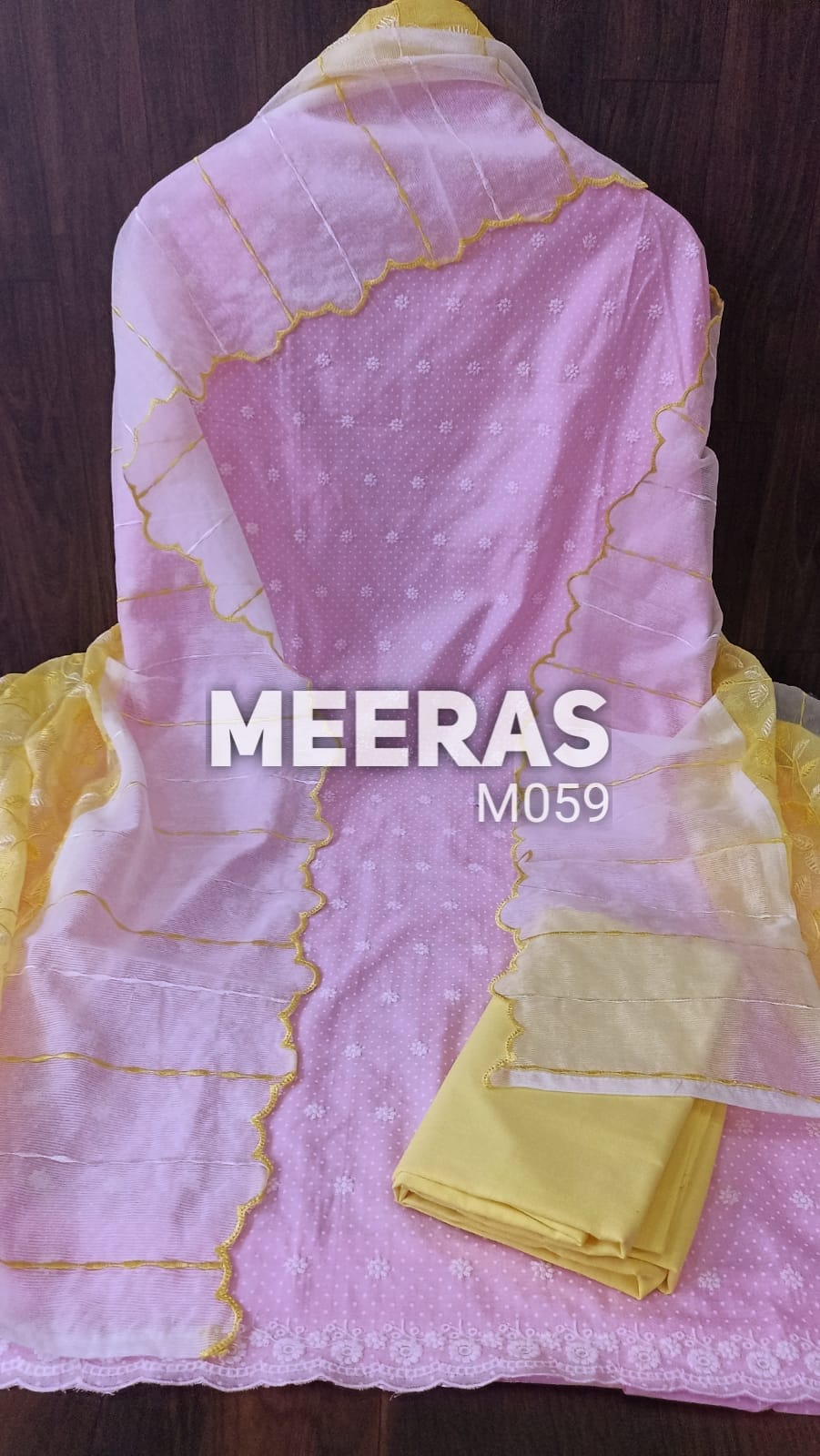Cotton Chikankari Embroidery Suit