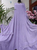 Viscose Georgette Chikankari Anarkali