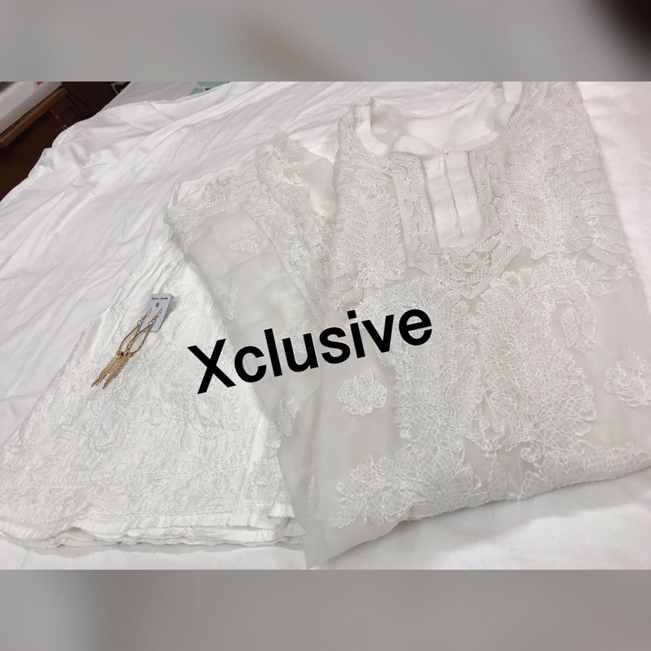 Chikankari Kurti Palazzos