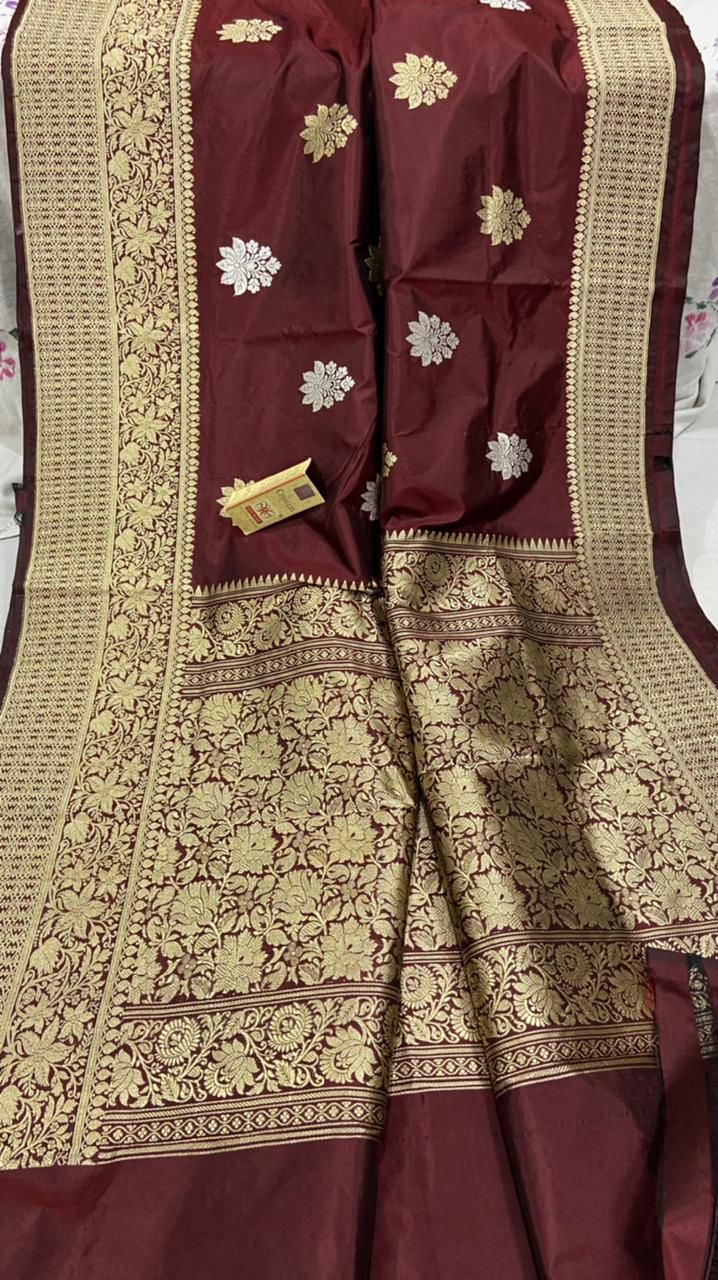 Handloom Benarsi Katan Silk Saree