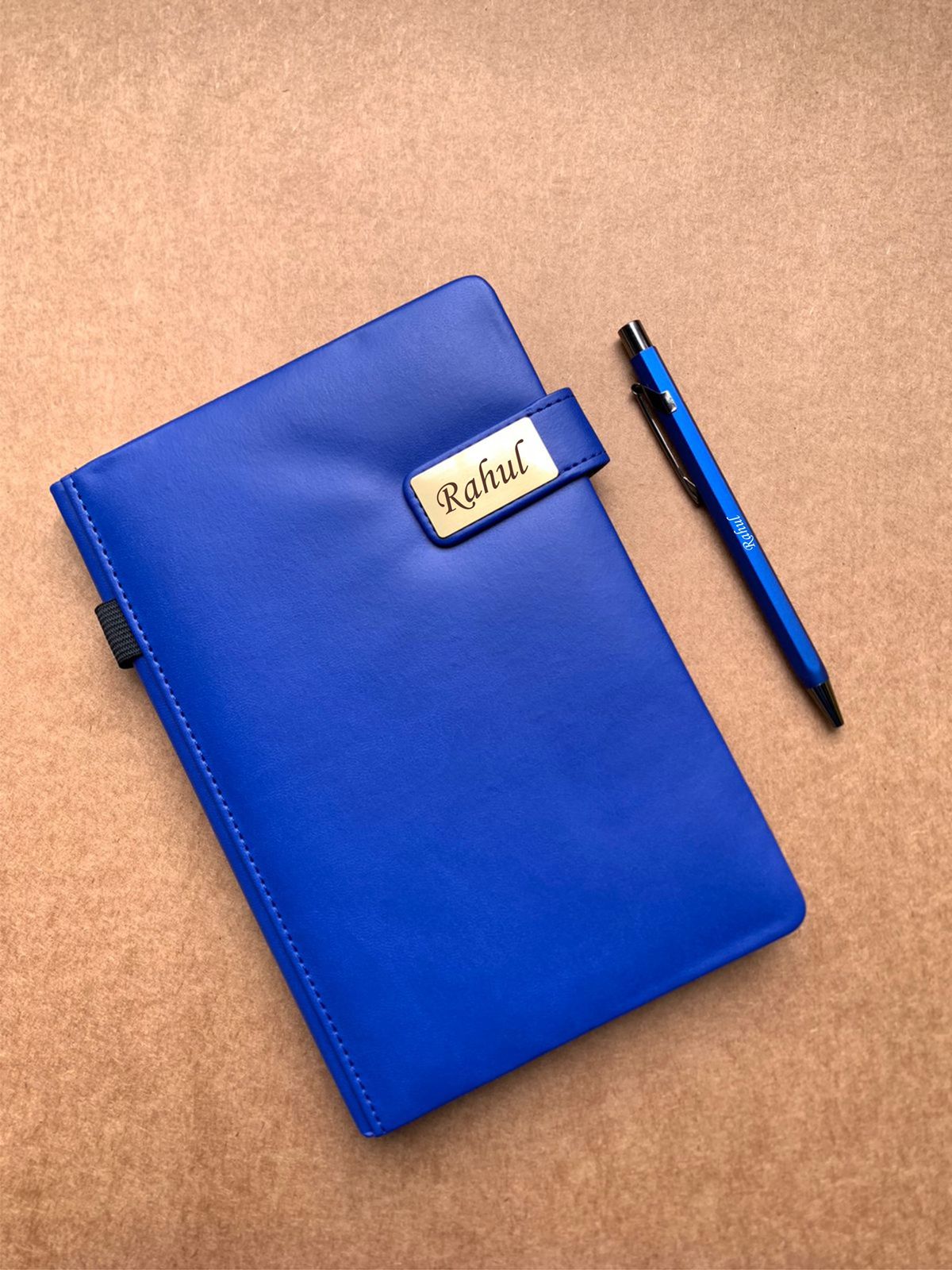 Gold Clip Diary and Hexa Pen