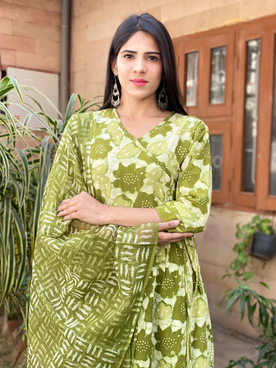 Angrakha Style Organic Cotton Suits