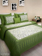 Elite Attractive Cotton Printed Double Bedsheets Vol 12