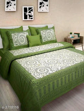 Load image into Gallery viewer, Elite Attractive Cotton Printed Double Bedsheets Vol 12