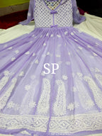 Chikankari Gown