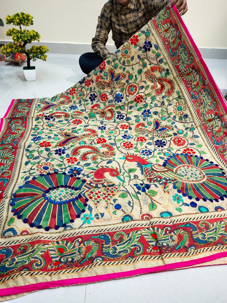 Beautiful Kalamkari Dupattas