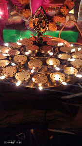 Pooja Thali with LED Bulbs