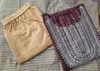 Cotton Woven Kurta with Pant