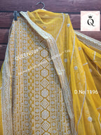Pretty Georgette Lucknowi with badla work