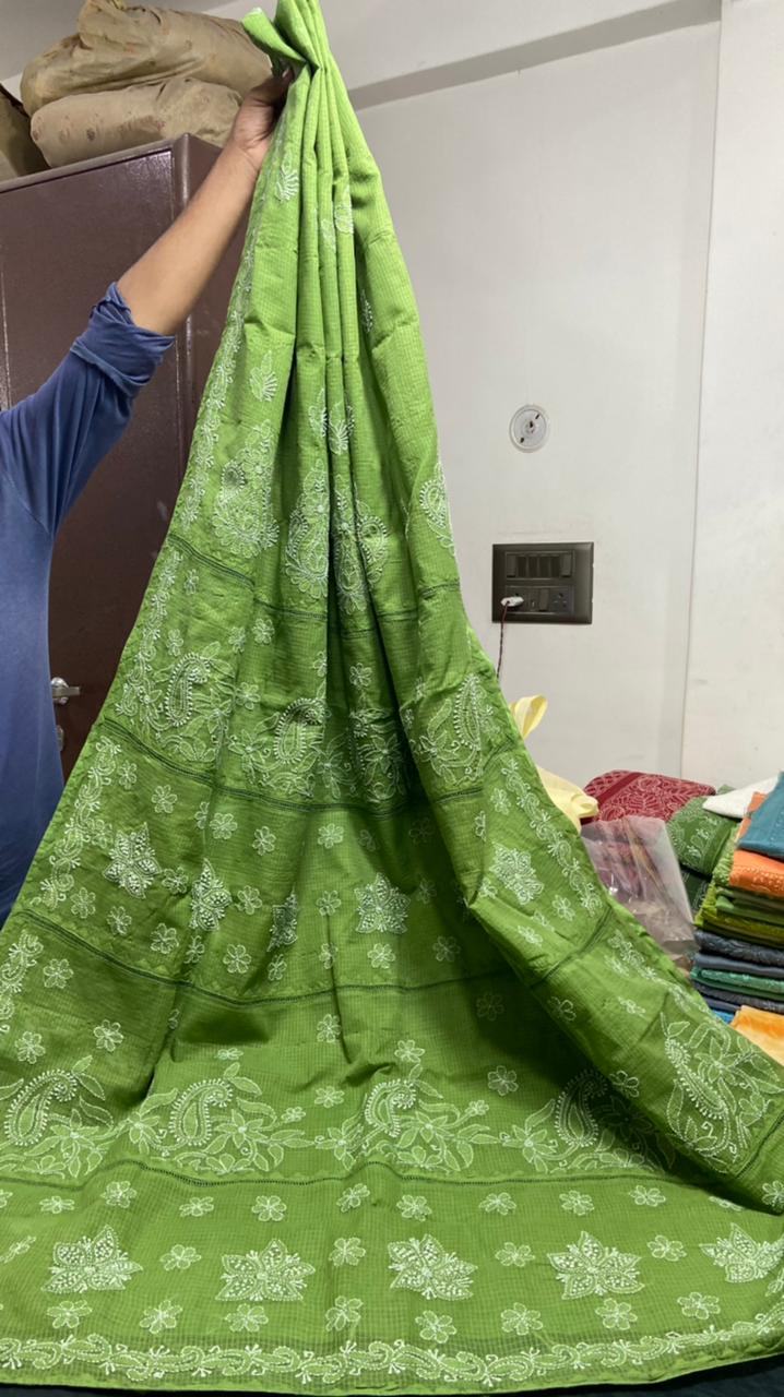 Chikankari Kota Doriya Sarees