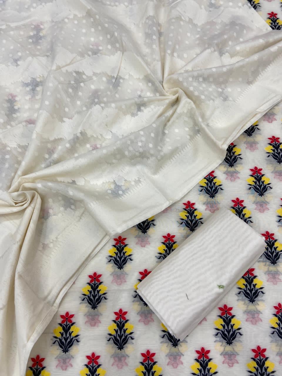 Handloom Chanderi Jamdani Patola