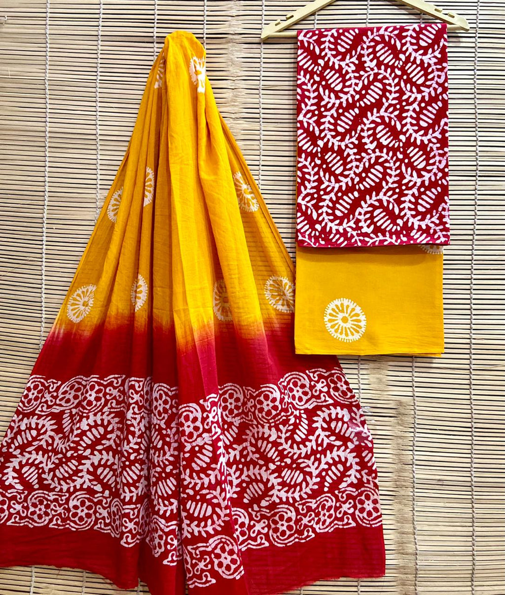 Hand-Block Printed Cotton Suits