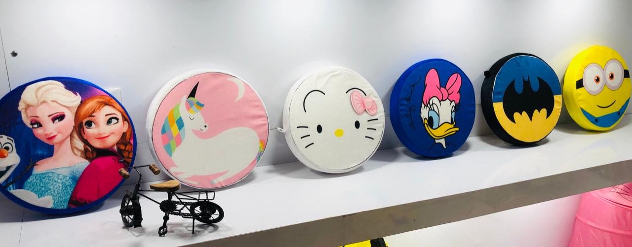Fruit n Cartoon Foam Pillows