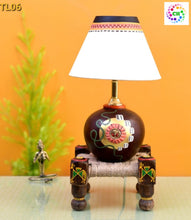 Load image into Gallery viewer, Earthern Brown Table Lamp