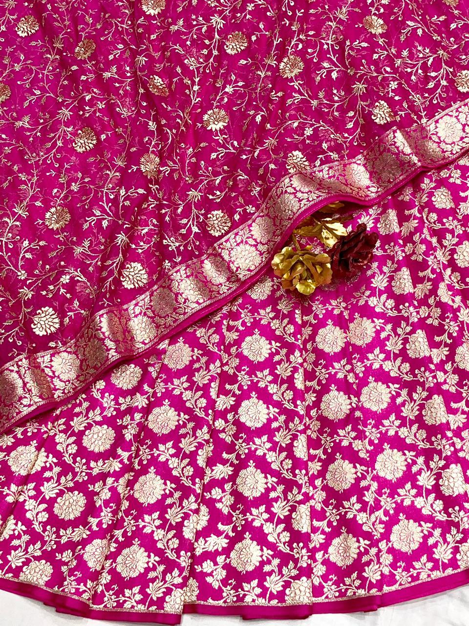 Benarsi Khinkhwab with Georgette Dupatta
