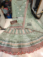 Designer Georgette Lehengas