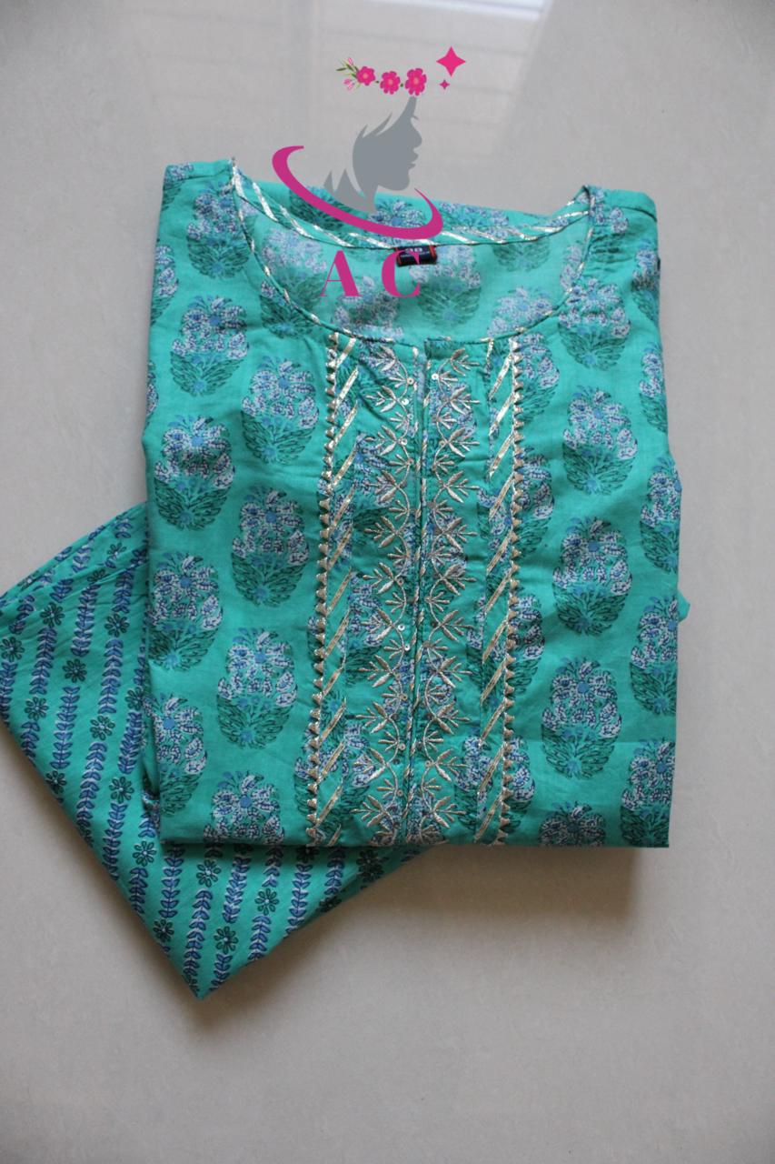 Cotton Stitched Shirt with Pant