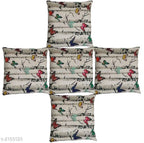 Comfy Stylish Jute Printed Cushion Covers Vol 17 M1