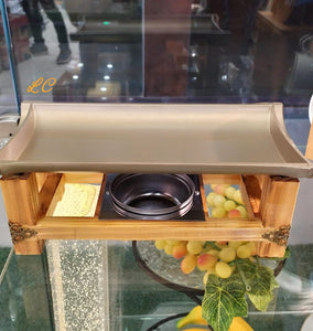 SIZZLER TRAY WITH STAND & WARMER