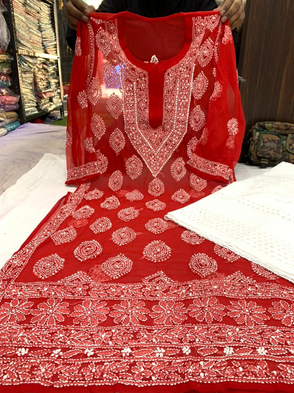 Buta Jaal Chikankari Set