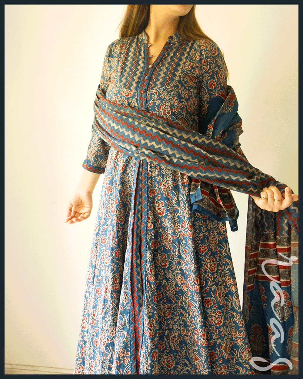 Cotton Double Layered Gown