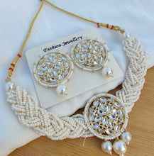 Load image into Gallery viewer, Kundan n Mirror Jewelry Sets