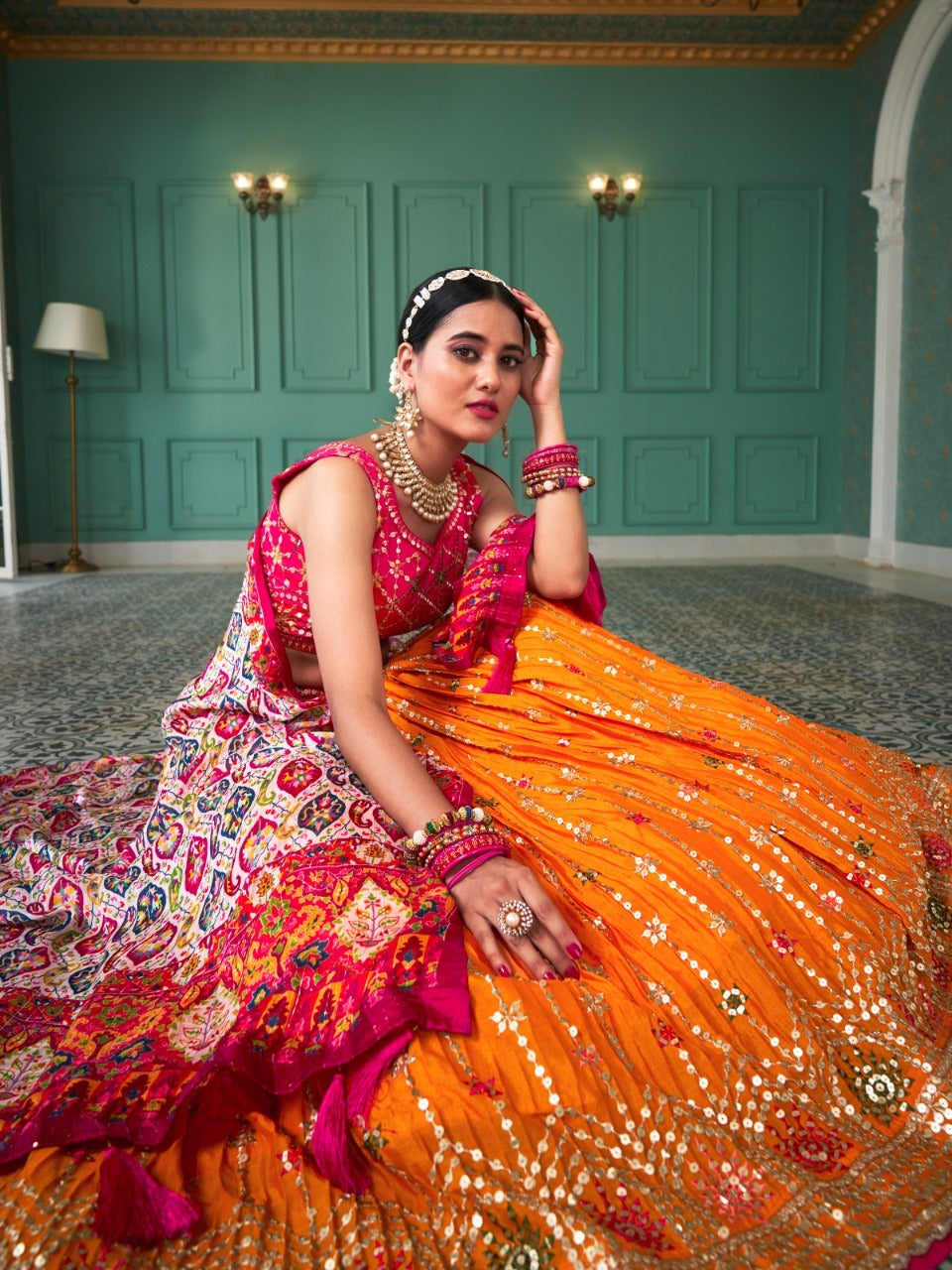 Beautiful Sequins Lehenga Choli Collection