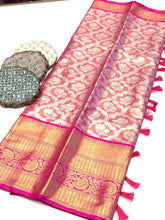 Load image into Gallery viewer, Benarsi Silk Dharmavaram Pattu Saree