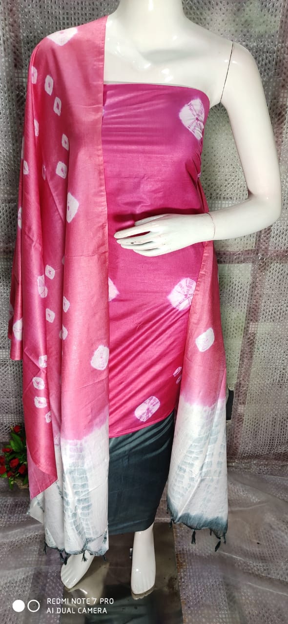 Shibori Design Silk Suits