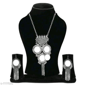 Oxidized Silver Jewelry Set 1