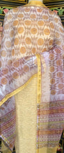Load image into Gallery viewer, Kota Doriya Shirt with Jall Embroidery and block print Dupatta n Bottom
