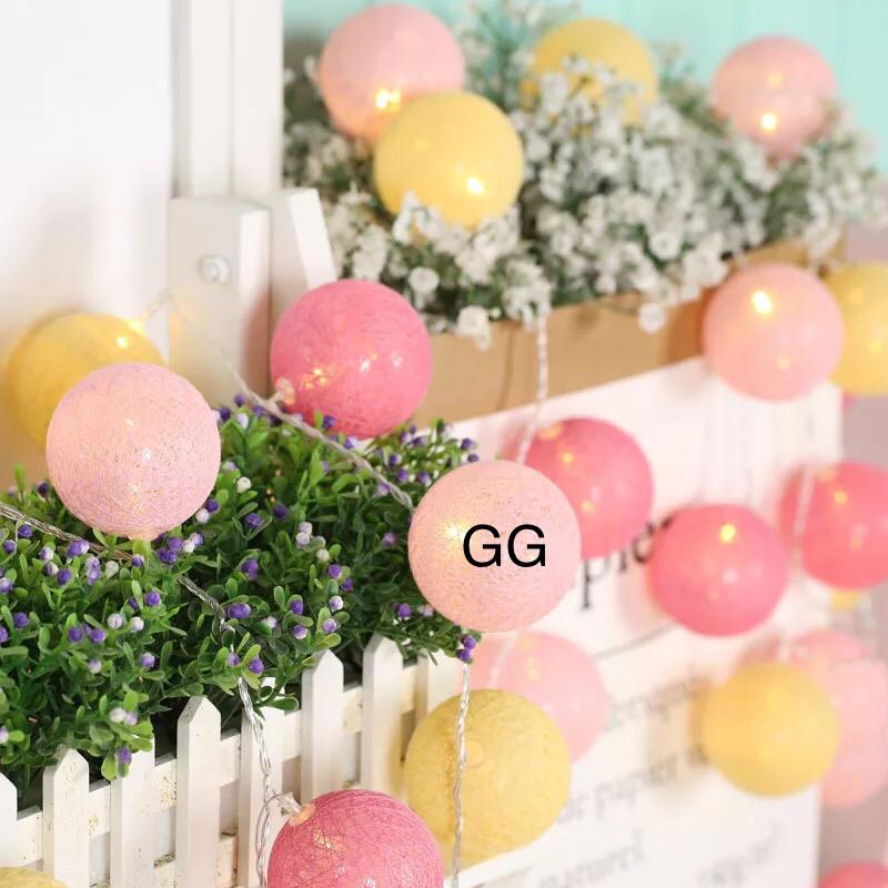COTTON BALL LIGHTS