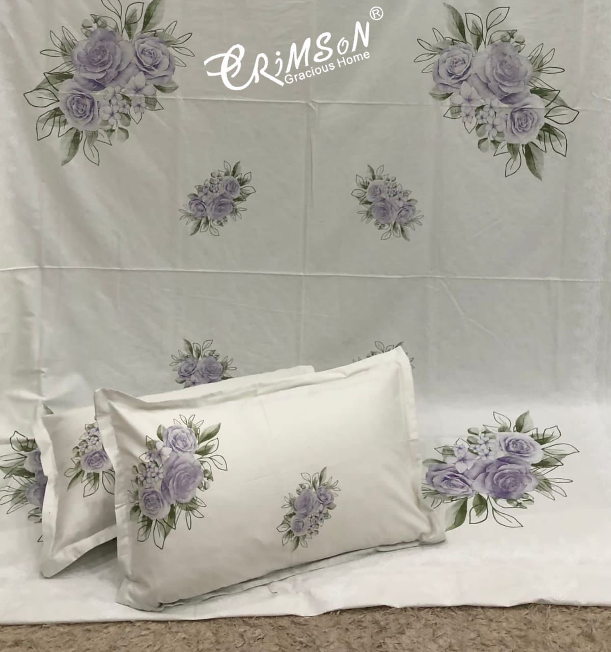 King Size Panel Print Bedsheets