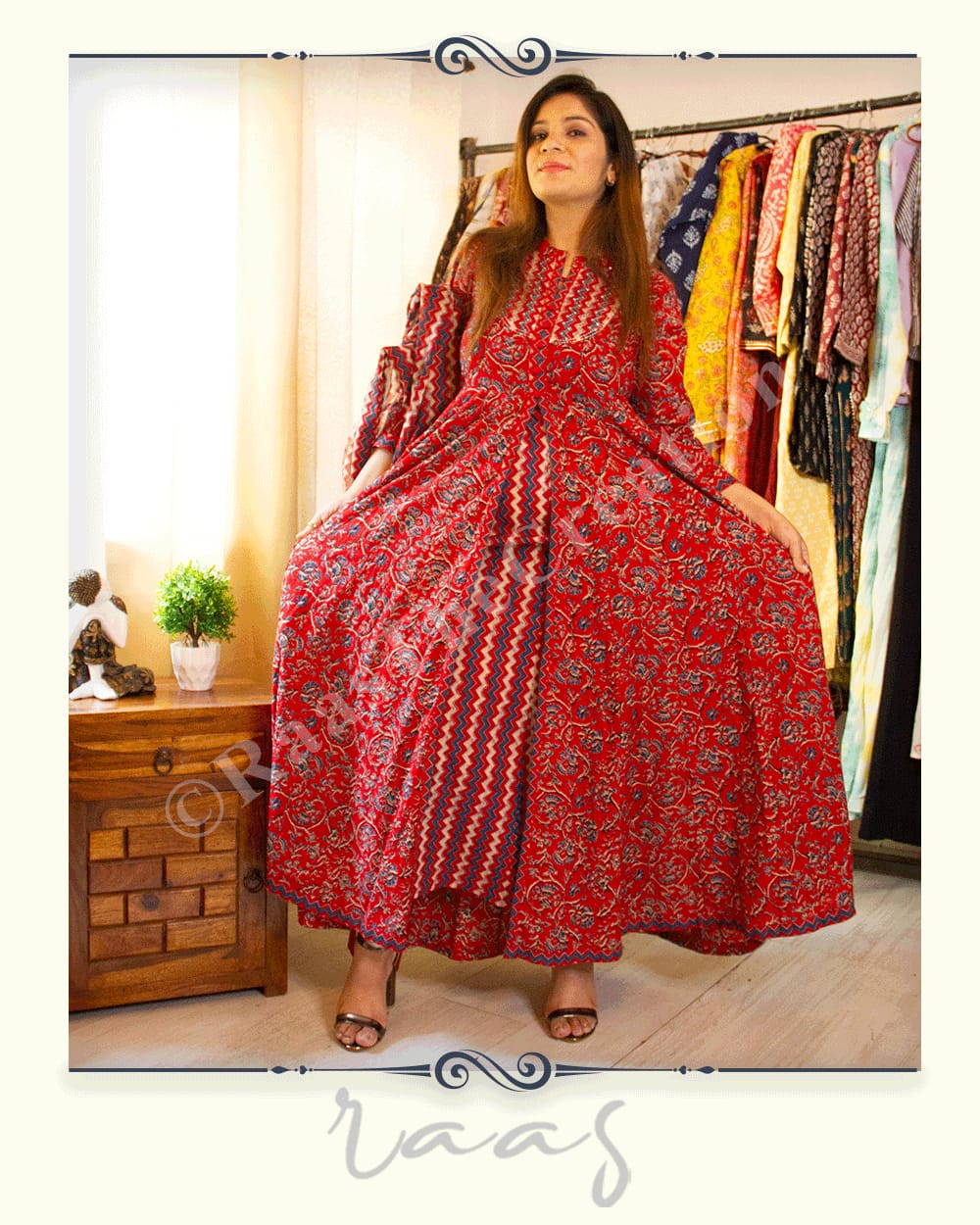 Cotton Double Layered Gown