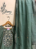 Embroidered Kurti Gota Garara Set