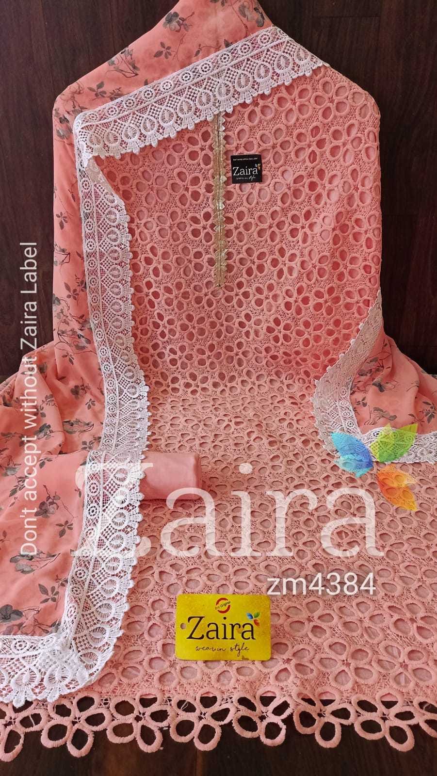 Cotton Suit with crochet work