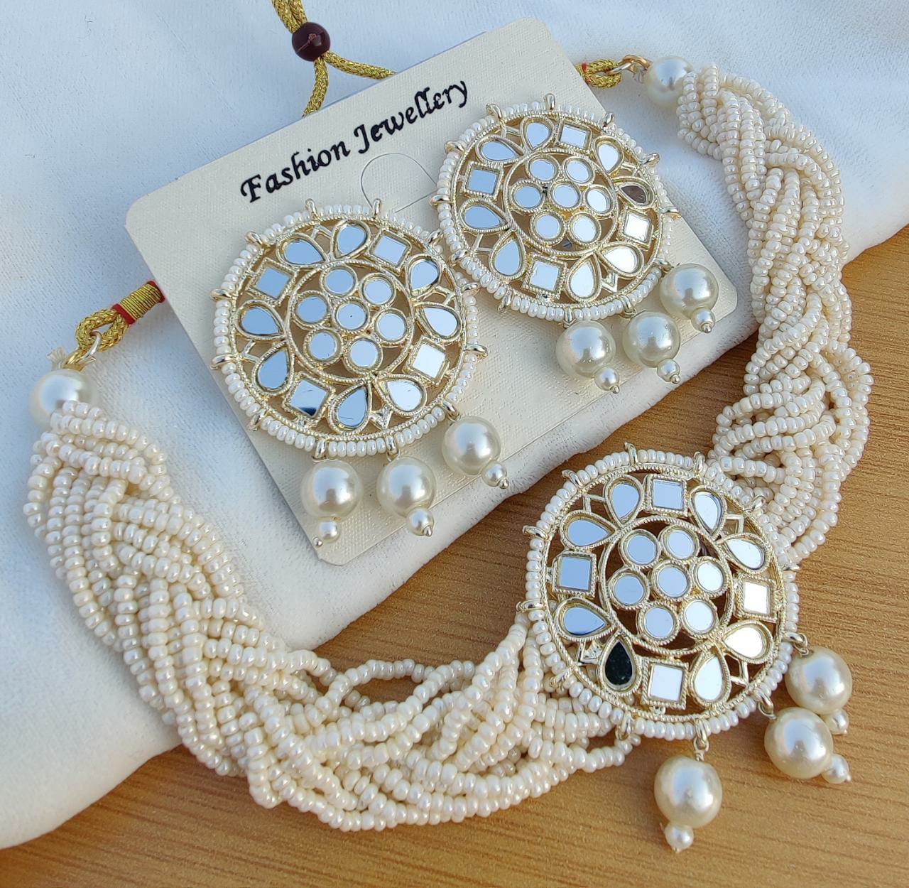 Kundan n Mirror Jewelry Sets