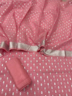 Benarsi Silver Zari Lorex Suit