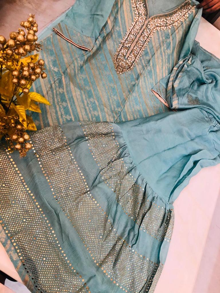 Benarsi Suit with Georgette Dupatta