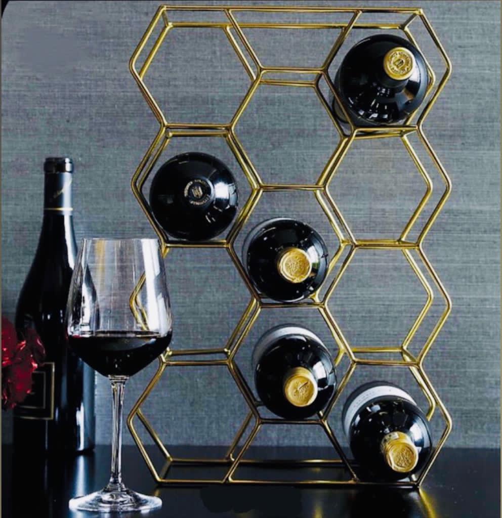 Beautiful Electroplated Wine Racks