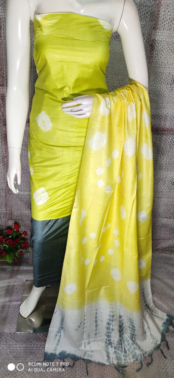 Shibori Design Silk Suits