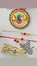 Load image into Gallery viewer, Beautiful Family Rakhi n thali