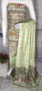 Madhubani Katan Silk Suits