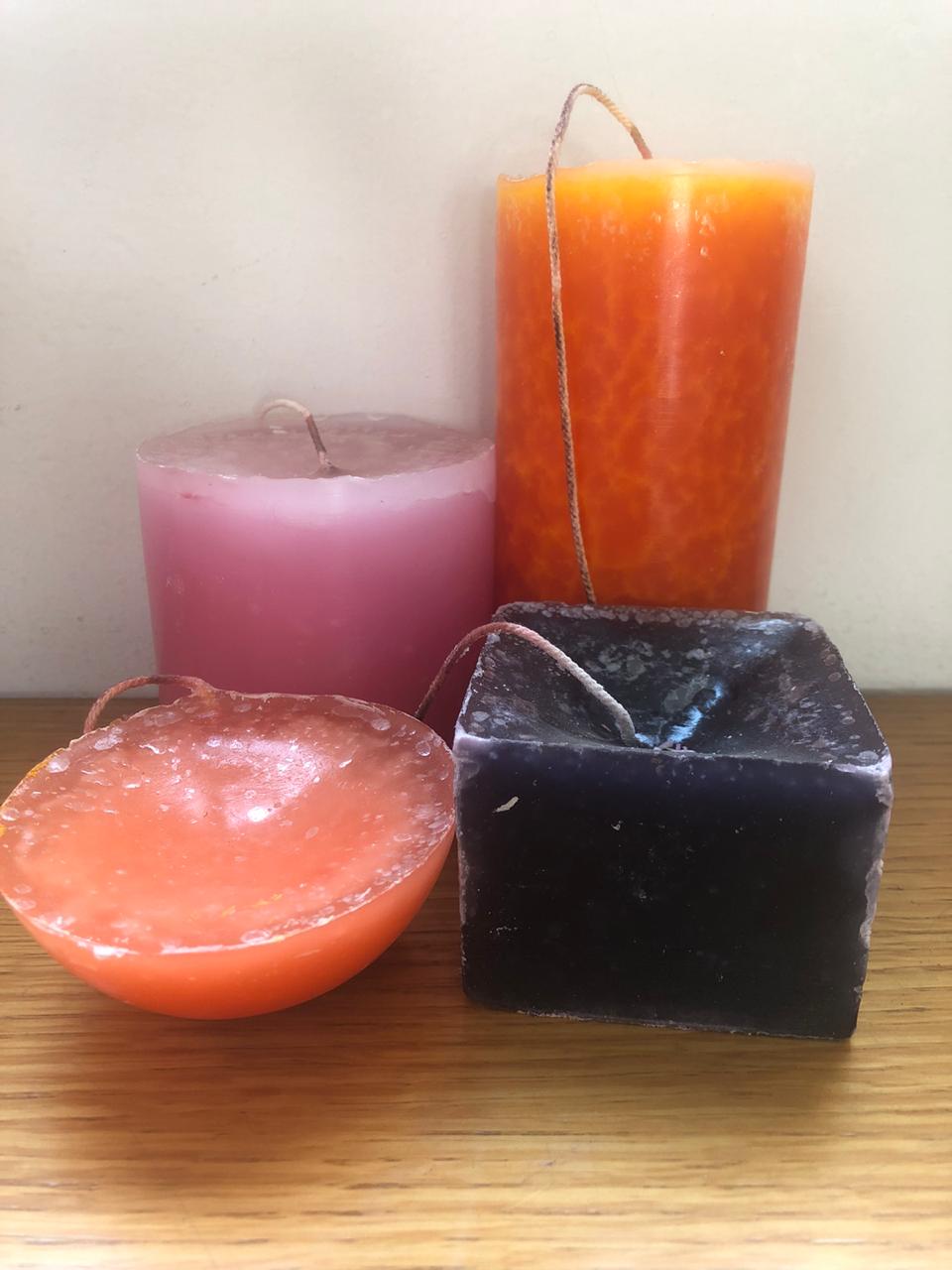 Aromatic Candles made by persons with special needs