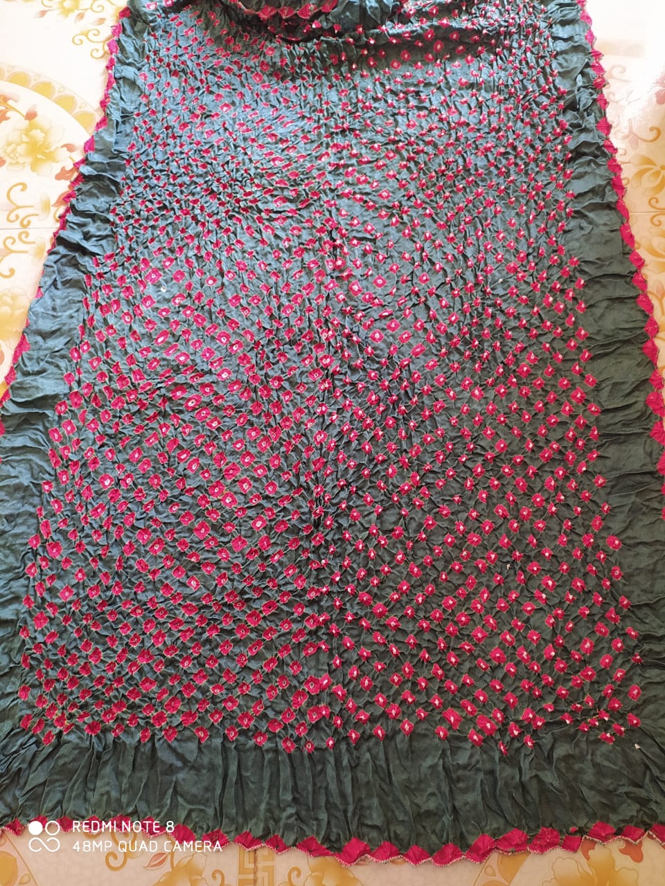 Gaji Silk Bandhani Stoles